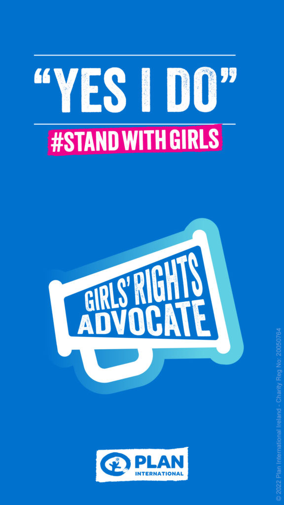 Instgram I stand with girls Infographic