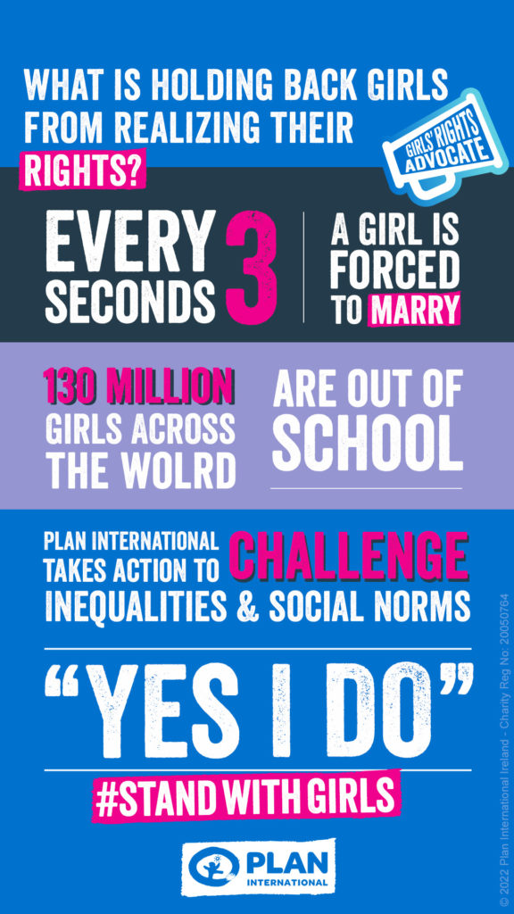 Instagram infographic I stand with girls