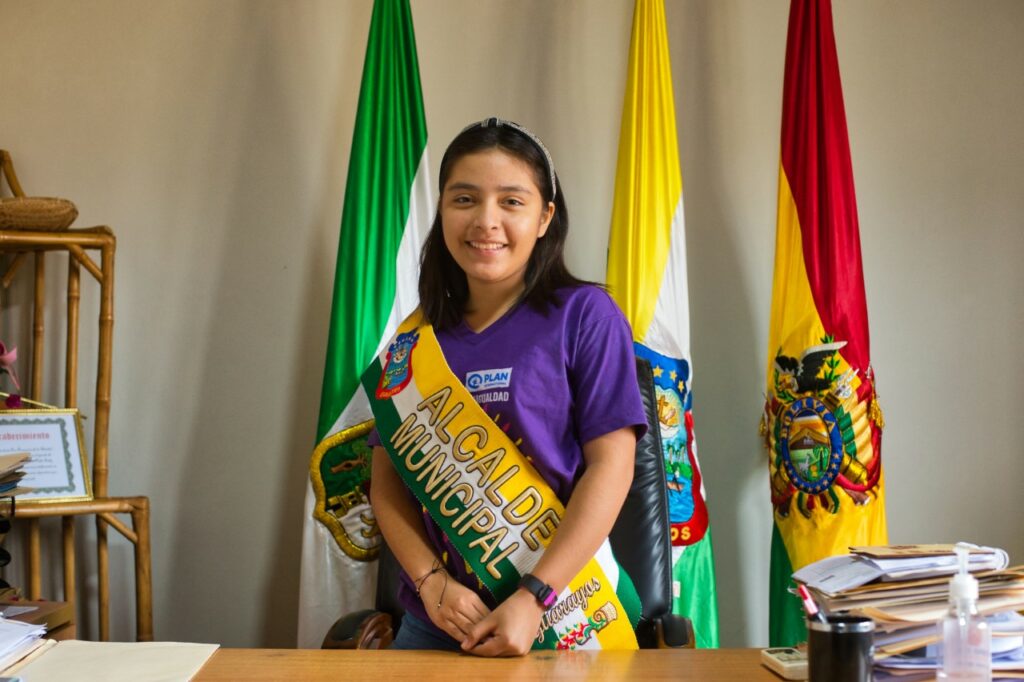 Yordana 12 from Bolivia is a girls' rights advocate