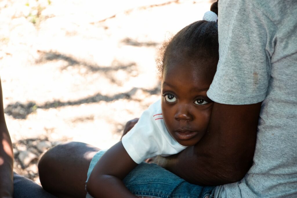 Salinda's three-year-old daughter