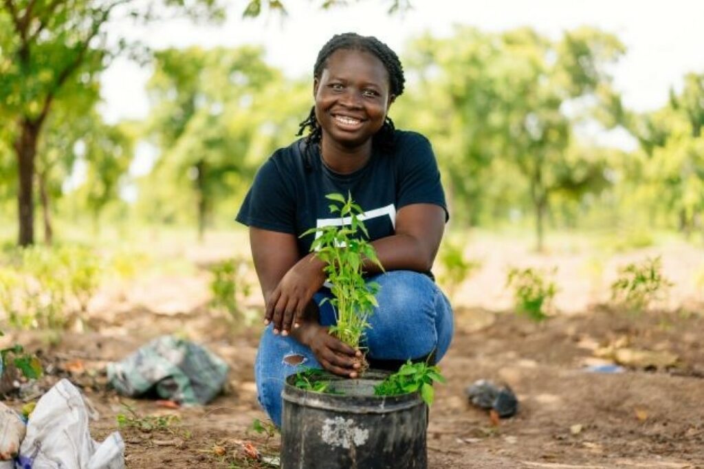 Olivia is a smallholder farmer in Ghana