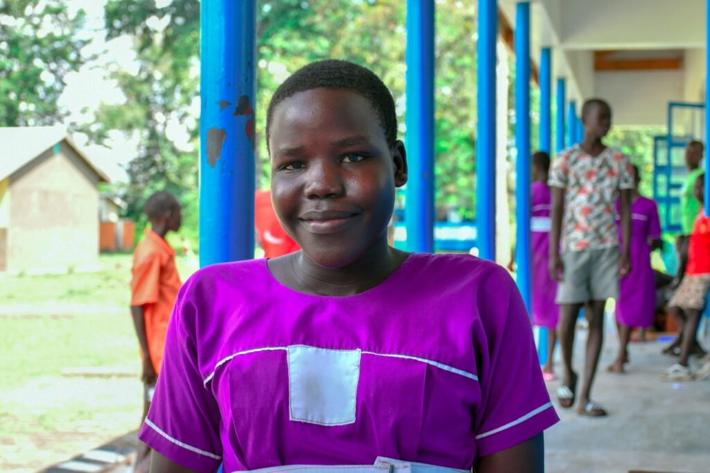 Scovia is 17 and a refugee in Uganda