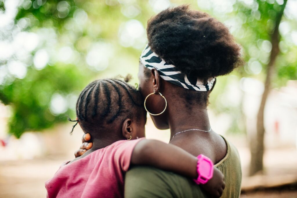 Isatu and her daughter